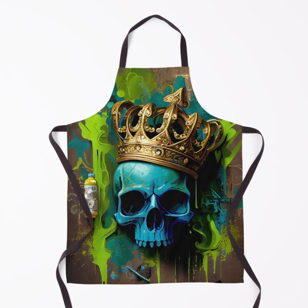 Item preview, Graffiti Style - Skull & Golden Crown Street Art designed and sold by The-Dark-Art.