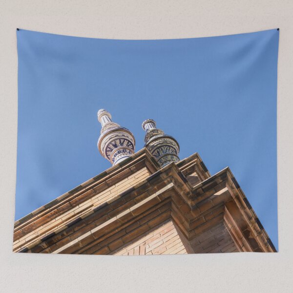 Item preview, Signature Andalusian Touch - Hand Painted Ceramic Finials Decorating a Rooftop designed and sold by Georgia Mizuleva.