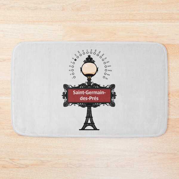 Item preview, Paris France Metro Sign Eiffel Tower - Saint-Germain-des-Prés designed and sold by ClickForMore.