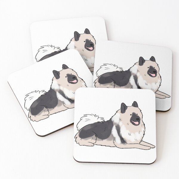 Item preview, keeshond dog cute illustration  designed and sold by Yarafantasyart.