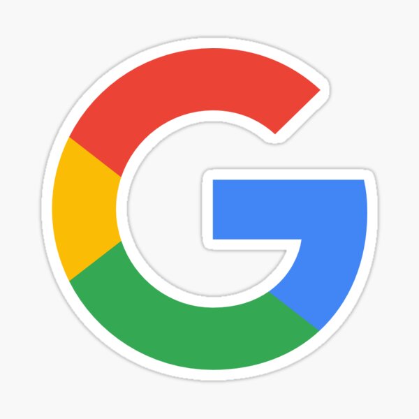 Google G Icon Sticker