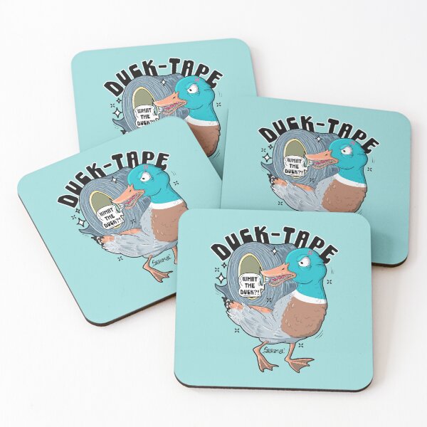 Item preview, Duck-tape duck pun designed and sold by SPIRIMAL.