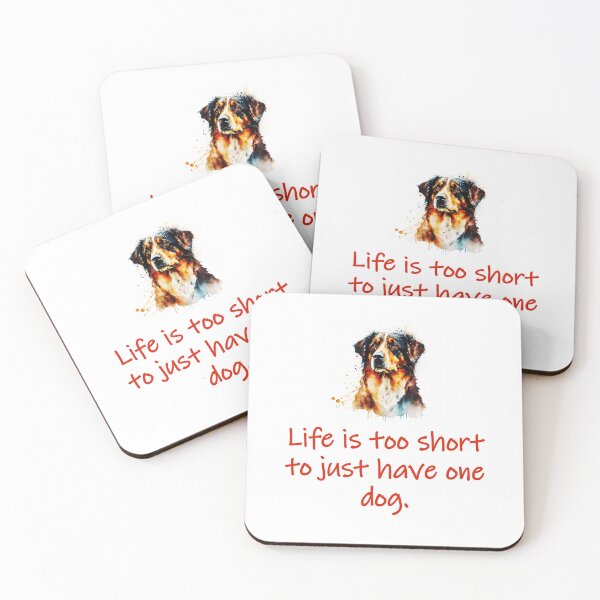 Item preview, Life Is Too Short To Just Have One Dog designed and sold by CrankyOldDude.