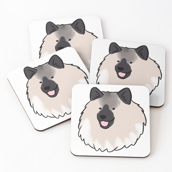 Item preview, Keeshond dog cute illustration  designed and sold by Yarafantasyart.