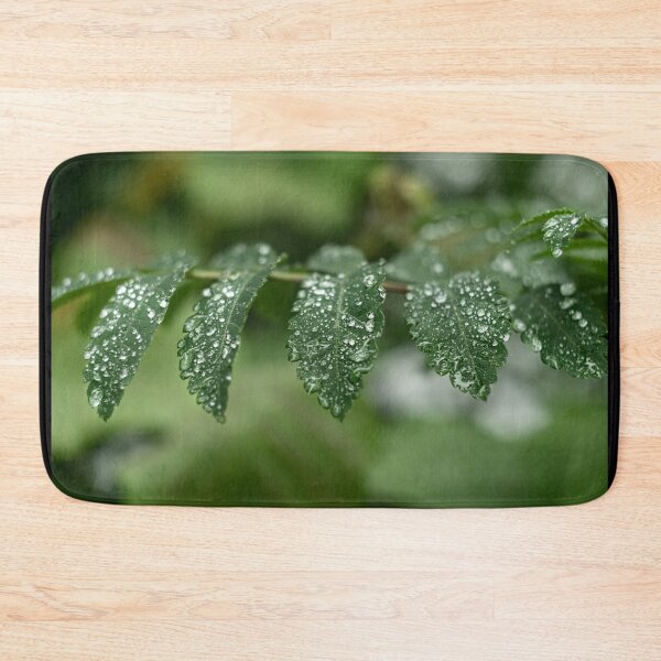 Item preview, Water drops on tree leaves designed and sold by AlbertMi.