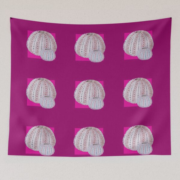 Item preview, Urchins in magenta designed and sold by LisaLeQuelenec.