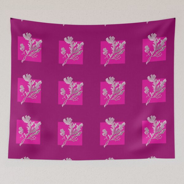 Item preview, Botanical seaweed in magenta designed and sold by LisaLeQuelenec.