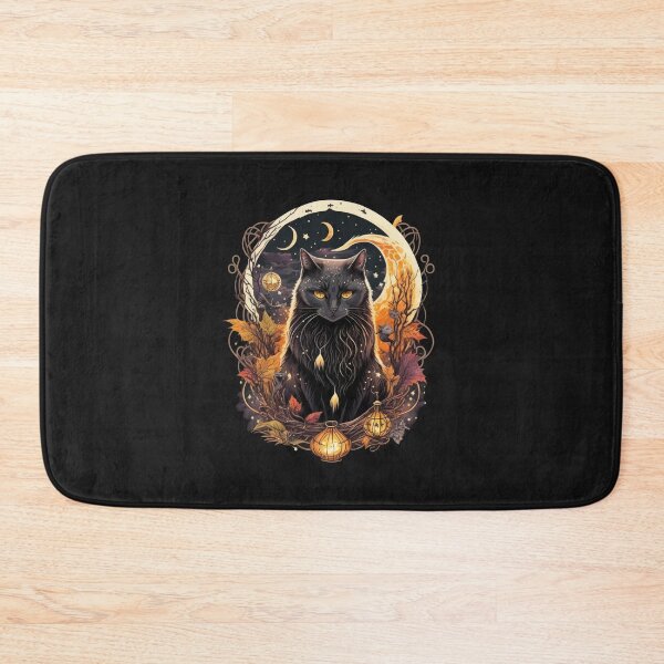 Item preview, Halloween | The-Sinister Witchy Cat Black Feline Magic Design designed and sold by The-Sinister.