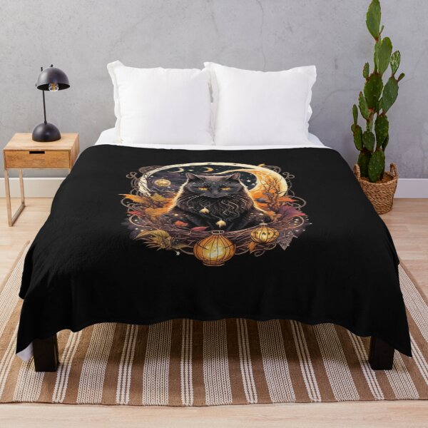 Item preview, Halloween | The-Sinister Witchy Cat Black Feline Magic Design designed and sold by The-Sinister.