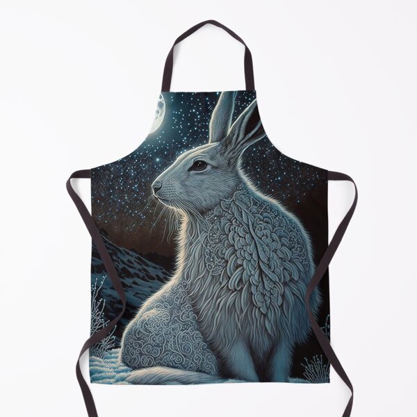 Item preview, white hare 6 designed and sold by thewandswant.
