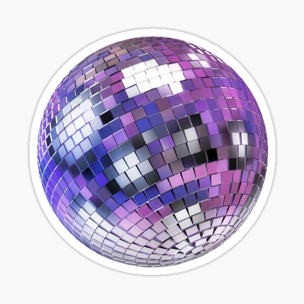 Item preview, Purple Disco Ball designed and sold by wavelounge   ⭐⭐⭐⭐⭐.