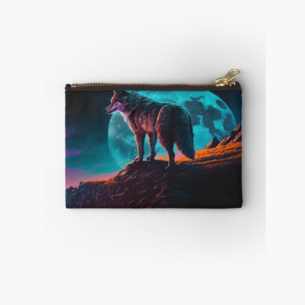 Item preview, Lunar Wolf on Cliff's Edge designed and sold by Dystopicdesign.