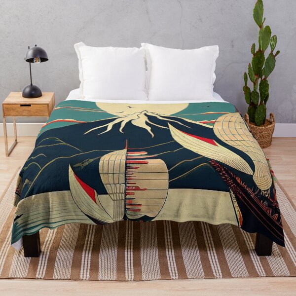 Item preview, Fishing Vessels at Night designed and sold by OccultDreams.