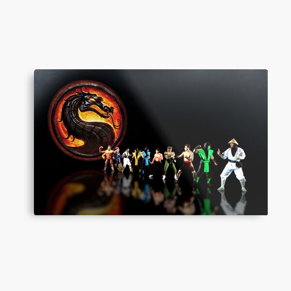 Mortal Kombat pixel art Metal Print