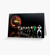 Mortal Kombat pixel art Greeting Card
