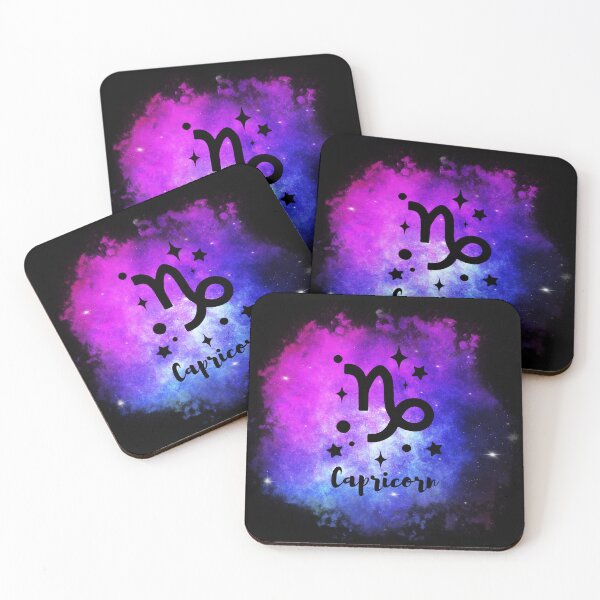 Item preview, Capricorn Capricornus Goat Zodiac Sign Galaxy Watercolor  designed and sold by brytfanna.