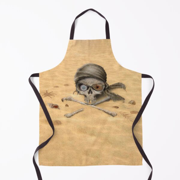 Item preview, Pirate crossbones in the sand by Maxine Gadd  designed and sold by Maxine Gadd.