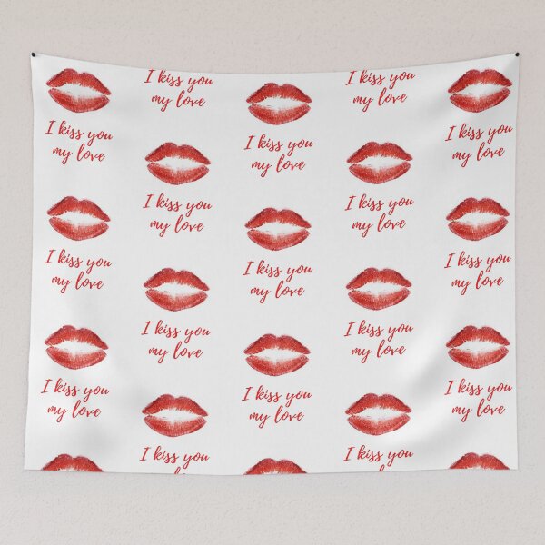 Item preview, I kiss you t-shirt designed and sold by layproject.