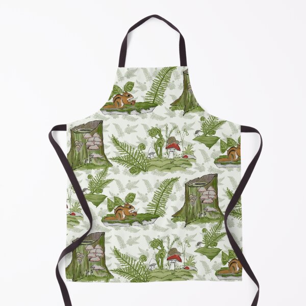 Item preview, Mossy Woodland pattern on cream  designed and sold by Quick Brown Fox Canada.