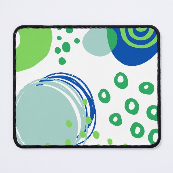 Item preview, Blue and green shades abstract pattern with different shapes  designed and sold by Polunytsya.