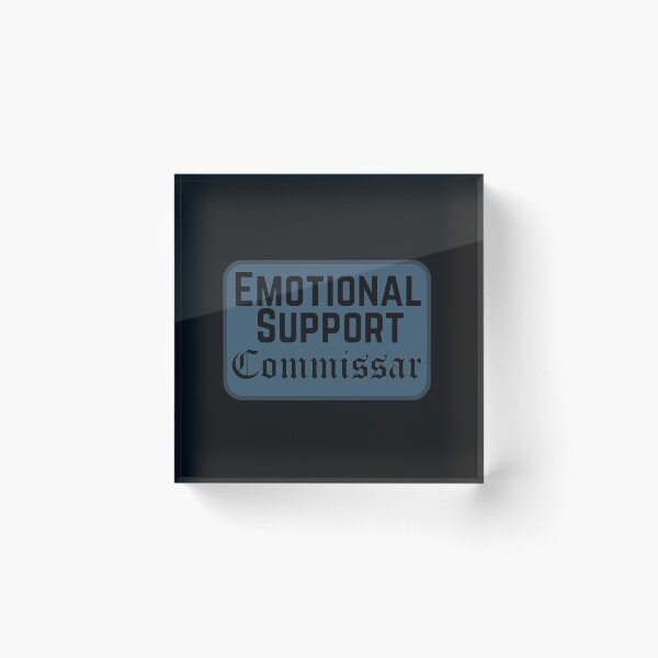 Item preview, Emotional Support Commissar designed and sold by Mekone.