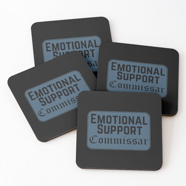 Item preview, Emotional Support Commissar designed and sold by Mekone.