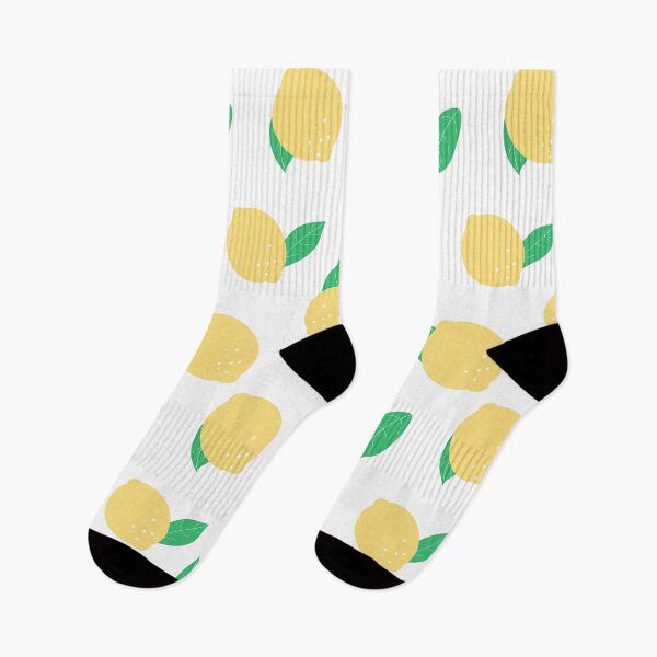 Item preview, Lemons aesthetic pattern yellow lemons and green leaves designed and sold by Polunytsya.