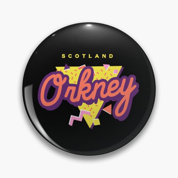 Item preview, Retro 90s Pop 'Orkney' Vintage Scotland designed and sold by dinosareforever.