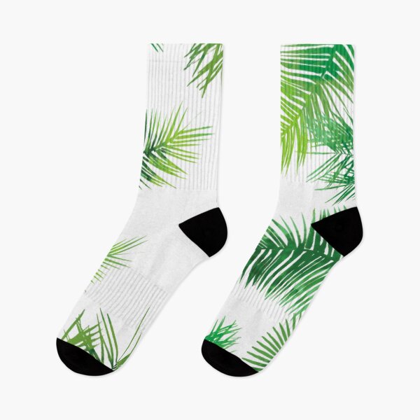 Item preview, Watercolor palm leaves pattern. Nature style designed and sold by Patternomania.