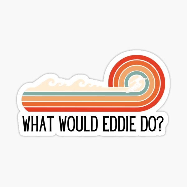 Aperçu de l'œuvre Qu'est-ce qu'Eddie Do ferait de la conception rétro des vagues MCM créée et vendue par uhnotsocool.
