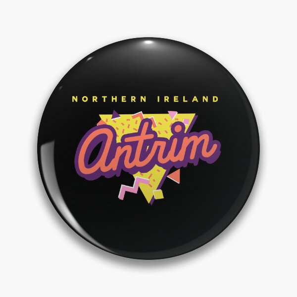 Item preview, Retro 90s Pop 'Antrim' Vintage Northern Ireland designed and sold by dinosareforever.