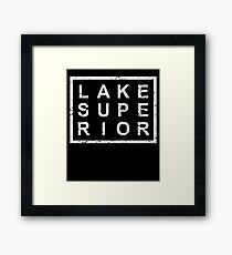 Stylish Lake Superior Framed Print