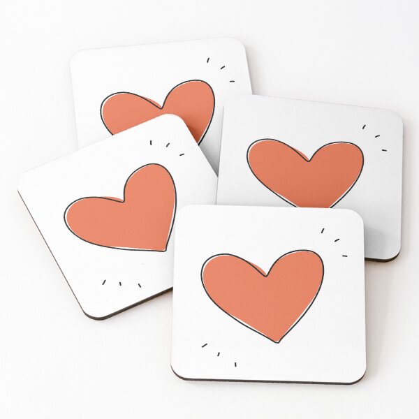 Item preview, Cute simple heart designed and sold by kuzi doodles.