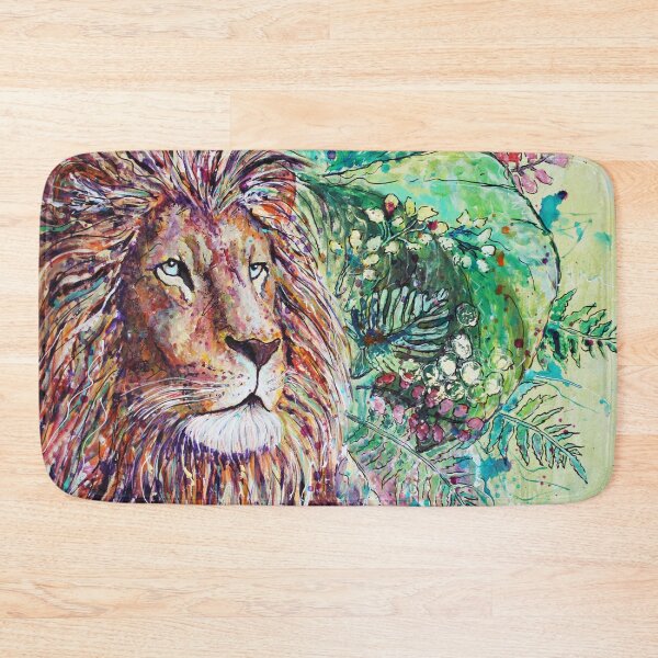 Item preview, Africa Lion Artwork Acrylic Abstract Art designed and sold by Silke Host.