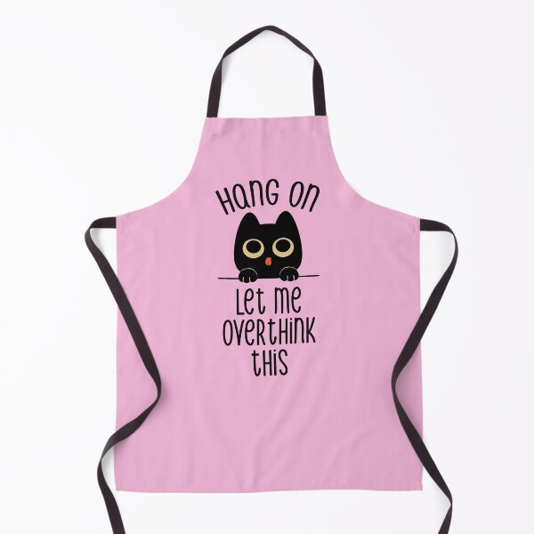 Item preview, Hang On Let Me Overthink This Black Cat Pink by Tobe Fonseca designed and sold by Tobe Fonseca®.