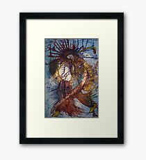 Warfare Dancer Fight! Framed Print