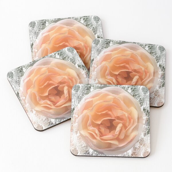 Item preview, Romantic Apricot color Rose with lace by Iritof designed and sold by iritof.