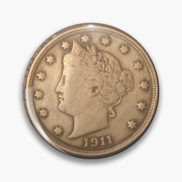 Item preview, 1911 Liberty "V" Nickel designed and sold by coinsxcrochet.