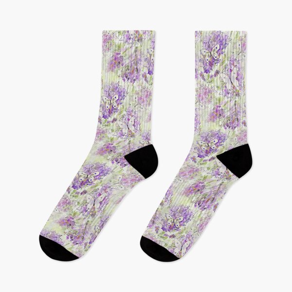 Item preview, Butterflies in a Purple Summer Haze Pattern designed and sold by Clare Walker.