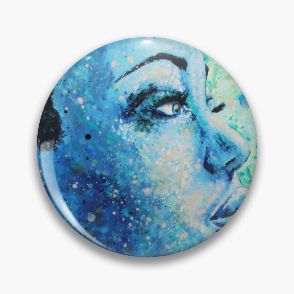 Item preview, Infinite portrait painting face black woman designed and sold by Silke Host.
