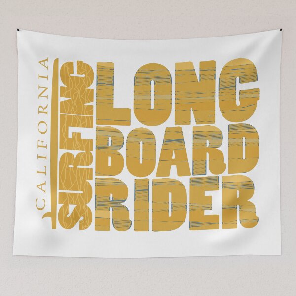 Item preview, California Surfing longboard Rider designed and sold by Click Action.