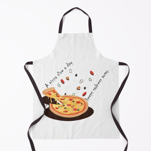 Item preview, A pizza slice a day keeps sadness away. designed and sold by Crafty-Hawk.