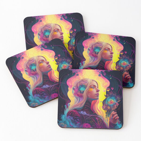 Item preview, Psychedelic Dream Blondy Girl Alchemist Mother designed and sold by PosterManiaRo.