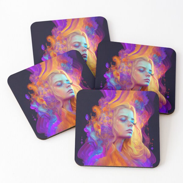 Item preview, Psychedelic Dream Blondy Girl Alchemist Water designed and sold by PosterManiaRo.