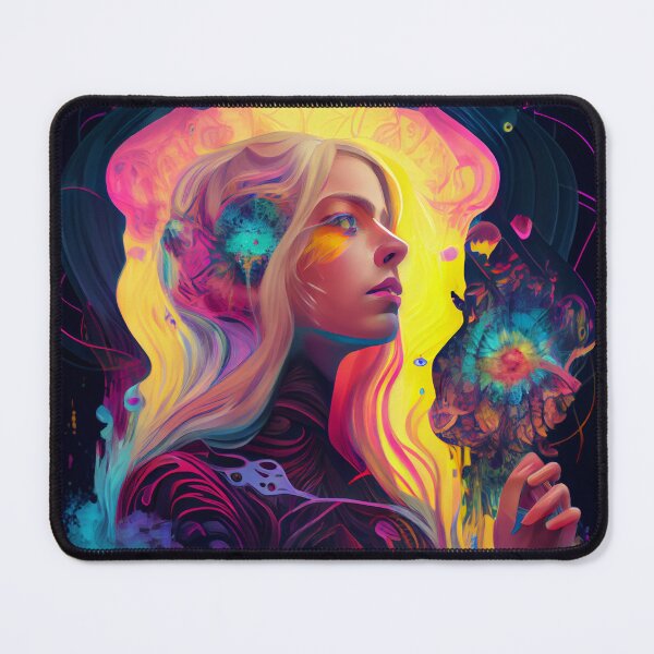 Item preview, Psychedelic Dream Blondy Girl Alchemist Mother designed and sold by PosterManiaRo.