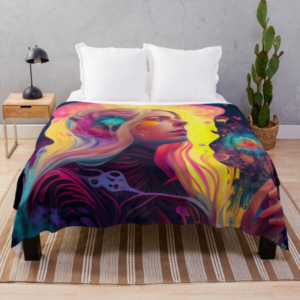 Item preview, Psychedelic Dream Blondy Girl Alchemist Mother designed and sold by PosterManiaRo.