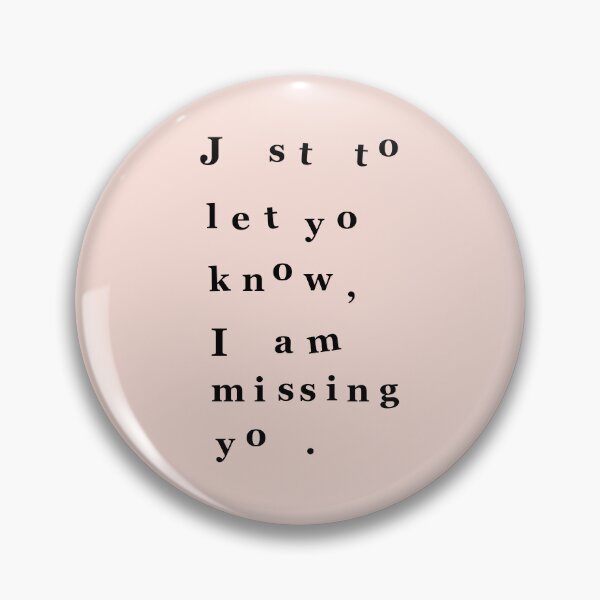 Item preview, I miss you (pink) designed and sold by Madame Memento.