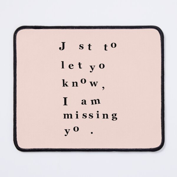 Item preview, I miss you (pink) designed and sold by Madame Memento.