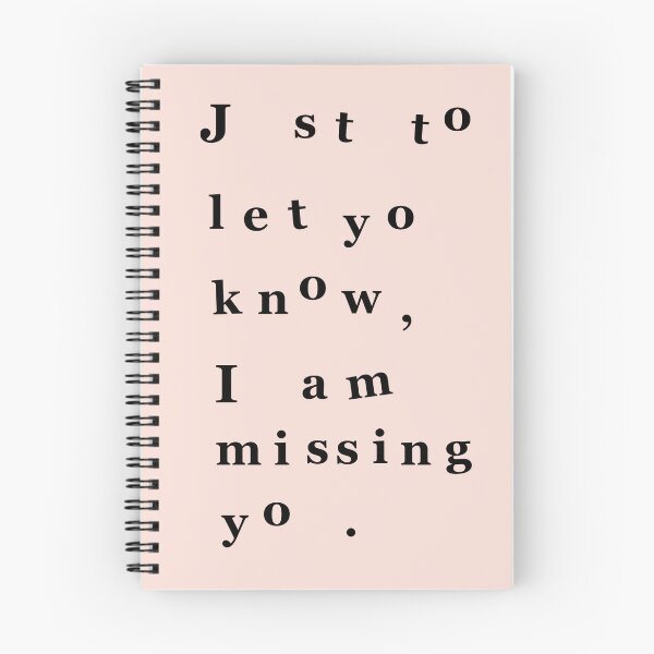Item preview, I miss you (pink) designed and sold by Madame Memento.
