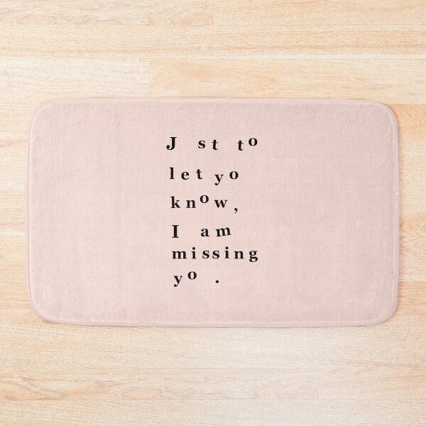 Item preview, I miss you (pink) designed and sold by Madame Memento.